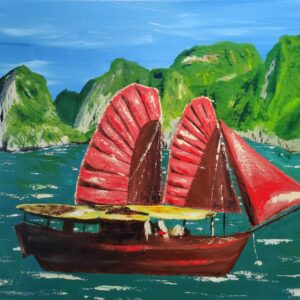 sur les eaux vietnamiennes